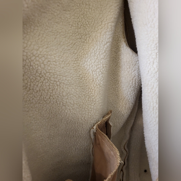 New York Classics soft Suede men's jacket sherpa lining. Size XL. - Picture 7 of 14